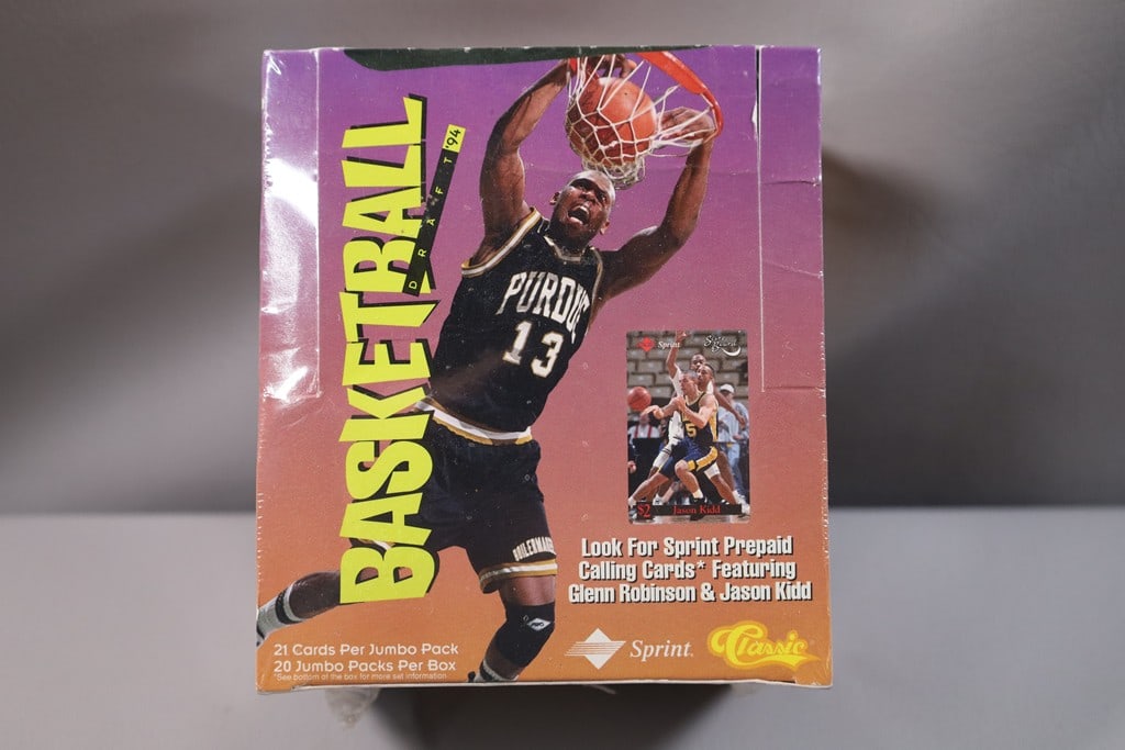 1994 CLASSIC DRAFT BASKETBALL JUMBO WAX BOX. SEALED (1 of 1)