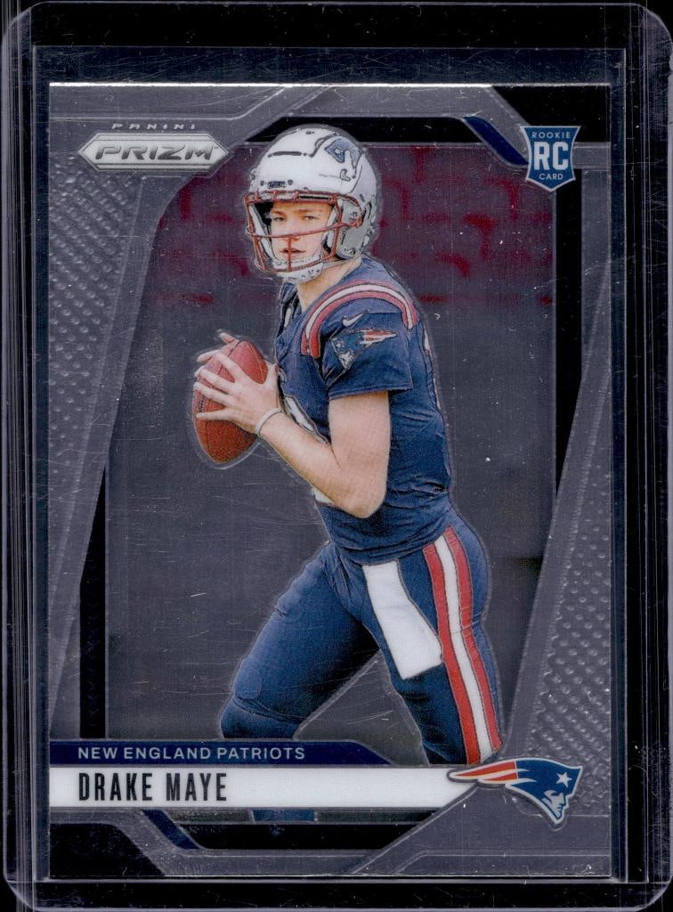 DRAKE MAYE 2024 PANINI PRIZM ROOKIE CARD: NEAR MINT OR BETTER CONDITION
