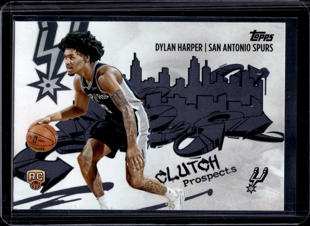 DYLAN HARPER 2025-26 TOPPS CLUTCH PROSPECTS ROOKIE CARD (1 of 1)