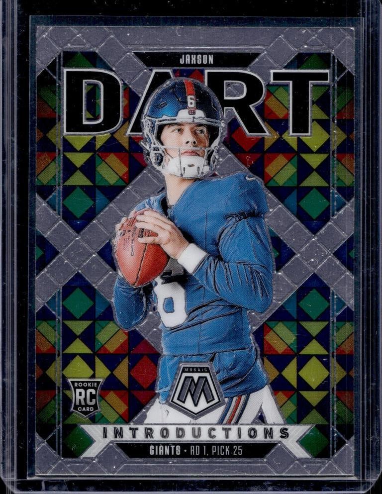 JAXSON DART 2025 PANINI MOSAIC INTRODUCTIONS ROOKIE CARD: NEAR MINT OR BETTER CONDITION