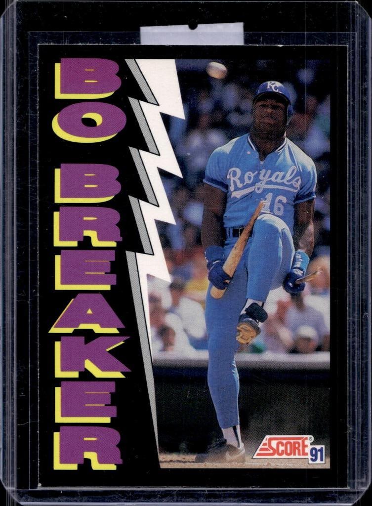 BO JACKSON 1991 SCORE BAT BREAK (1 of 1)