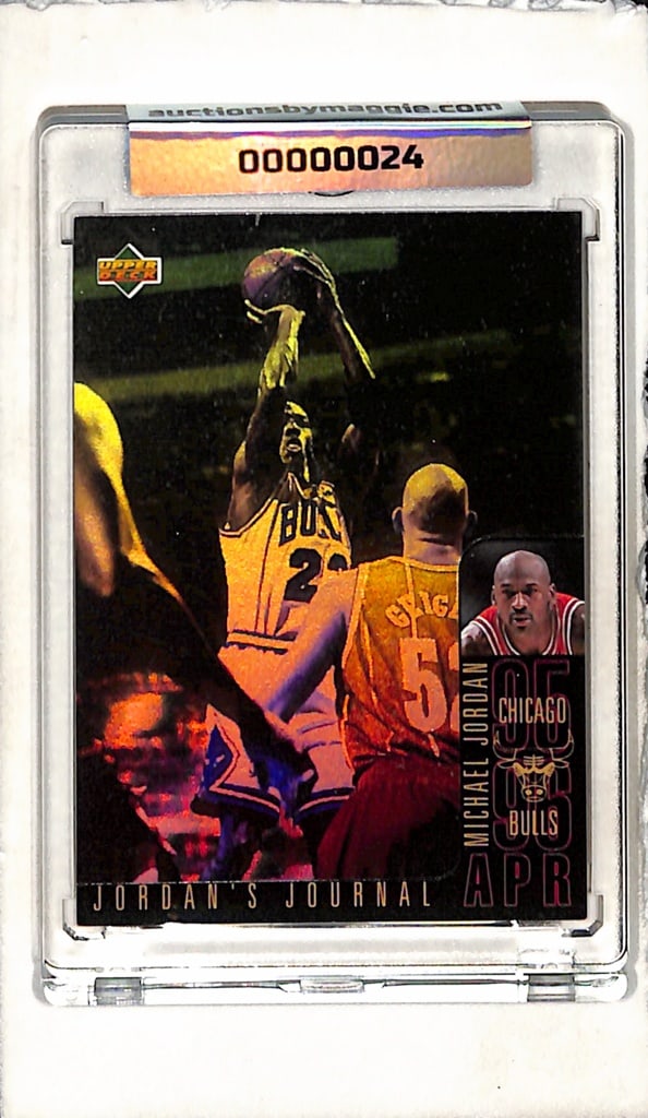 MICHAEL JORDAN 1996-97 UPPER DECK JORDAN'S JOURNAL HOLOGRAM: NEAR MINT OR BETTER CONDITION