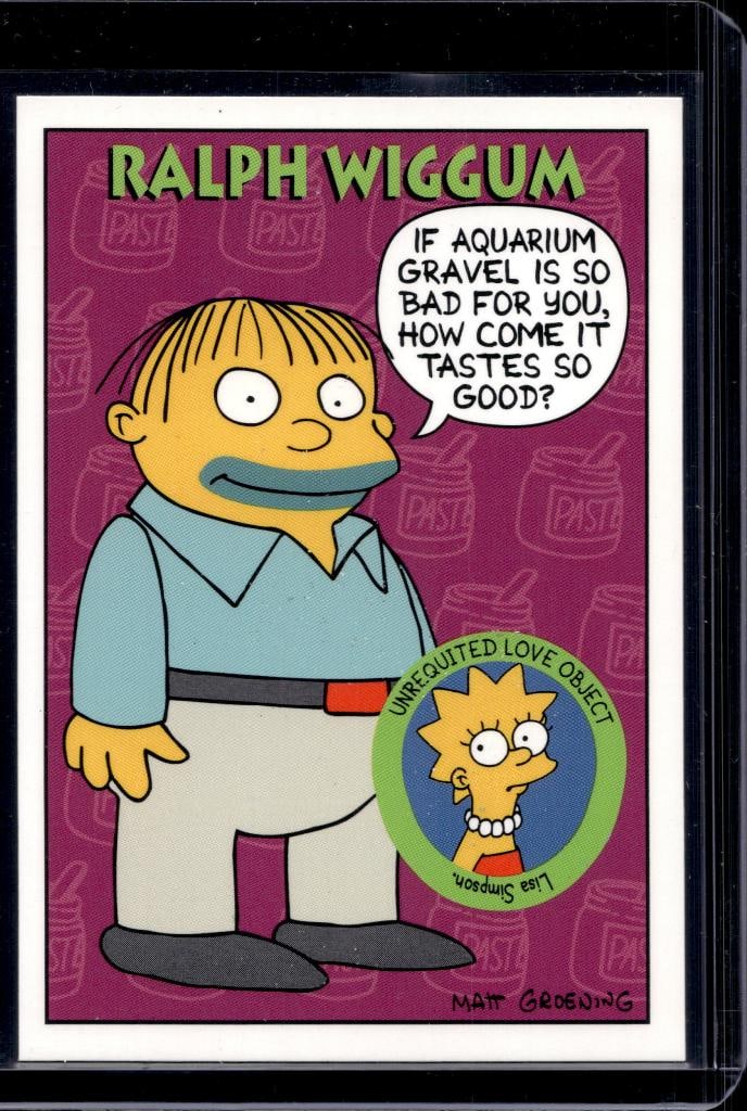 RAPLH WIGGUM 1994 SKYBOX THE SIMPSONS (1 of 1)