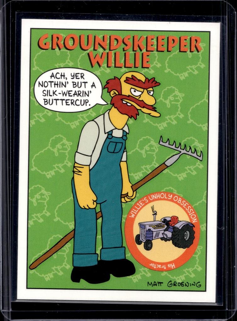 GROUNDSKEEPER WILLIE 1994 SKYBOX THE SIMPSONS (1 of 1)
