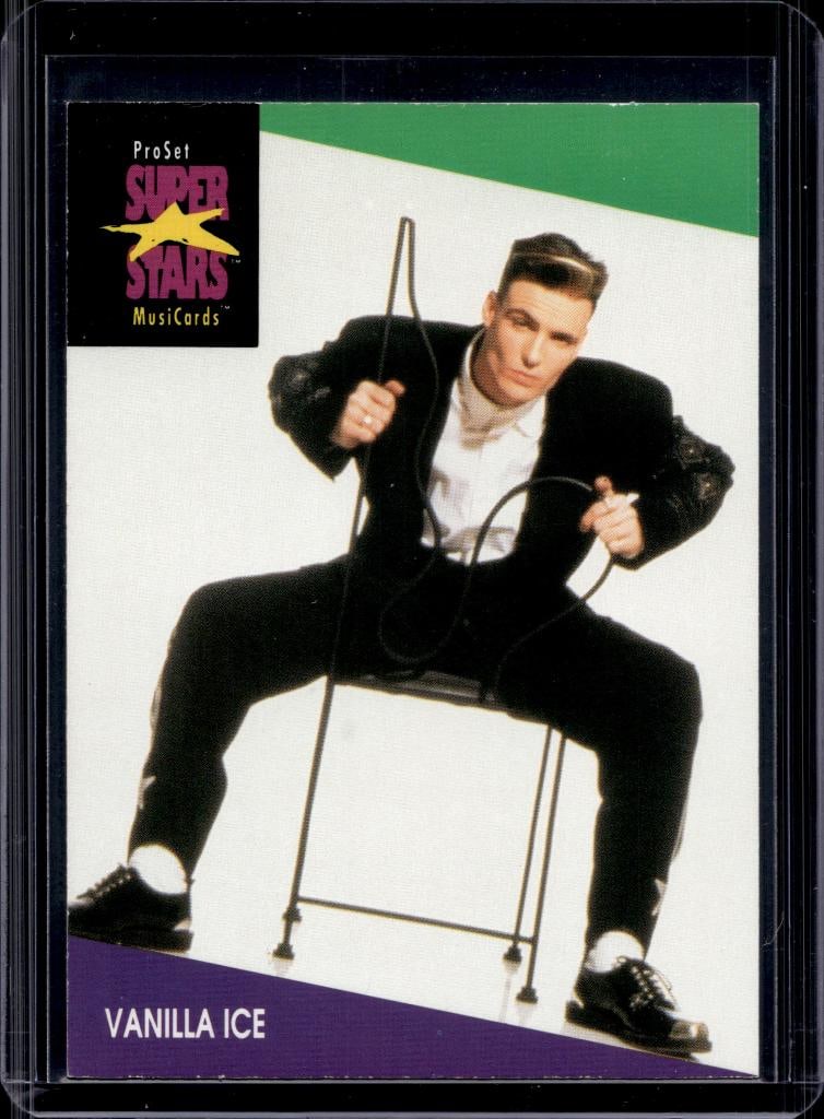 VANILLA ICE 1991 PROSET SUPER STARS ROOKIE CARD (1 of 1)