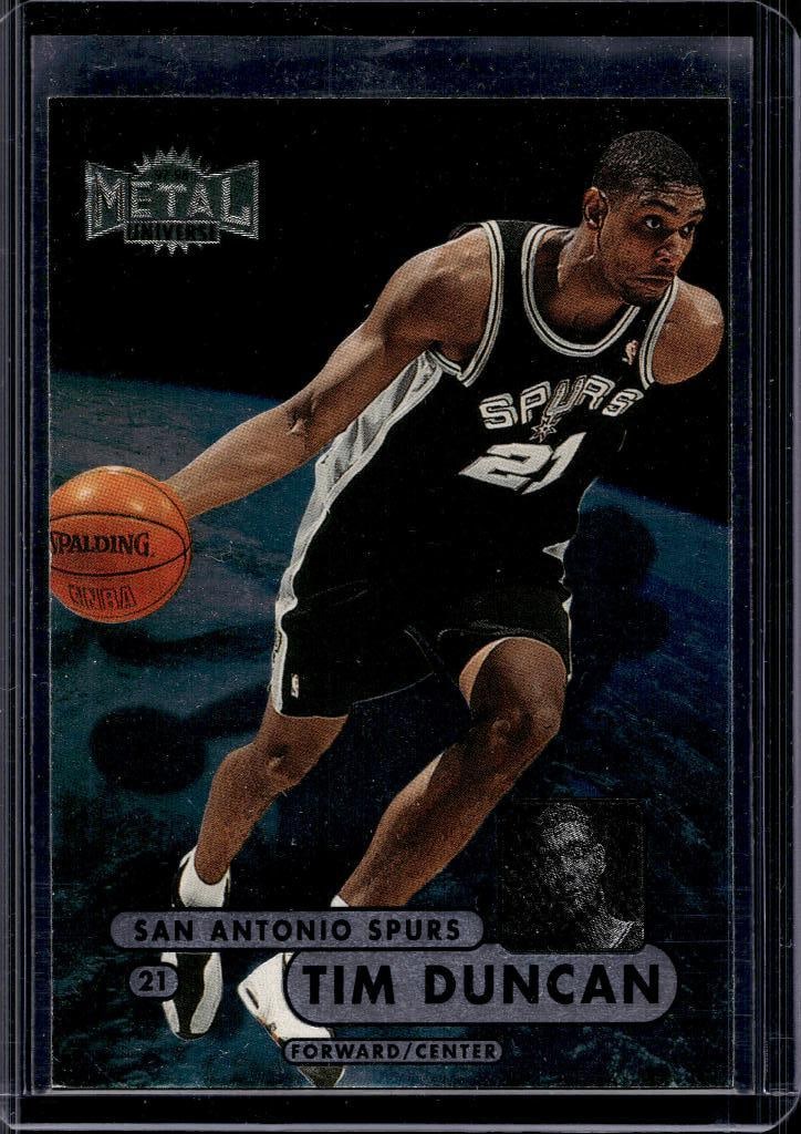 TIM DUNCAN 1997-98 FLEER METAL UNIVERSE ROOKIE CARD (1 of 1)