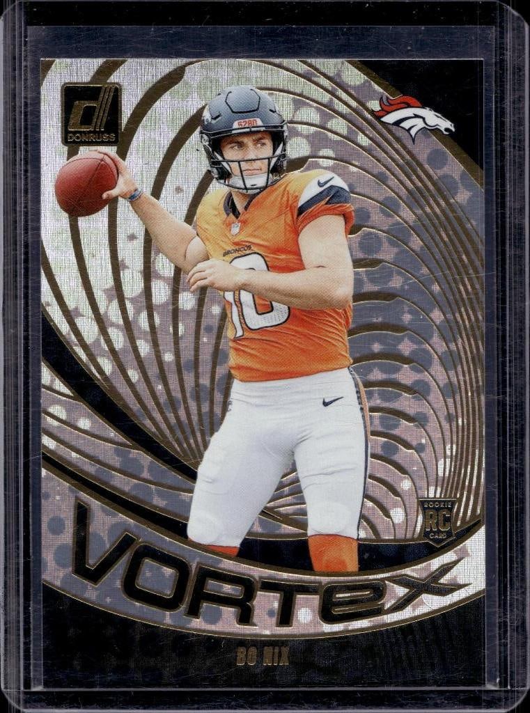 BO NIX 2024 DONRUSS VORTEX ROOKIE CARD: NEAR MINT OR BETTER CONDITION