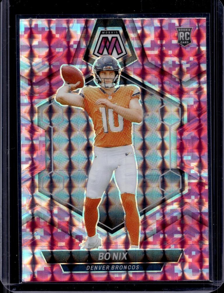 BO NIX 2024 PANINI MOSAIC PINK CAMO PRIZM ROOKIE CARD (1 of 1)