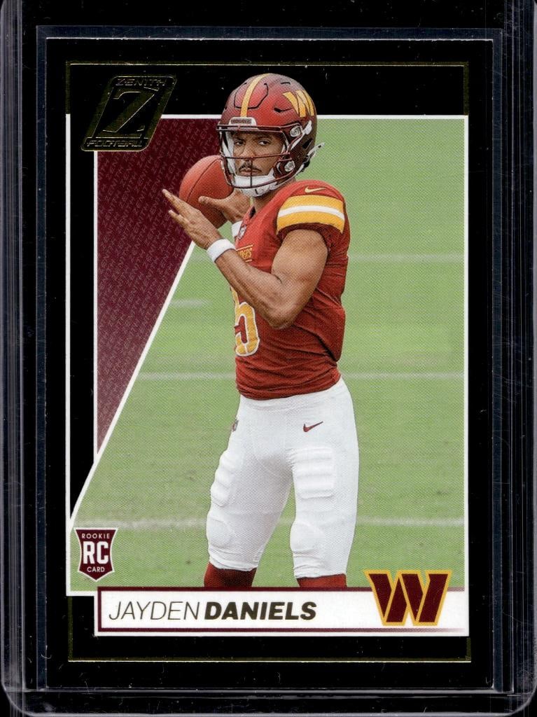 JAYDEN DANIELS 2024 PANINI ZENITH ROOKIE CARD: NEAR MINT OR BETTER CONDITION