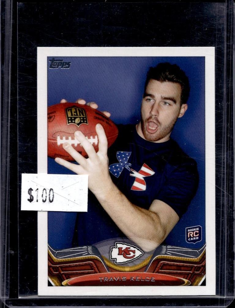 TRAVIS KELCE 2013 TOPPS MINI ROOKIE CARD (1 of 1)