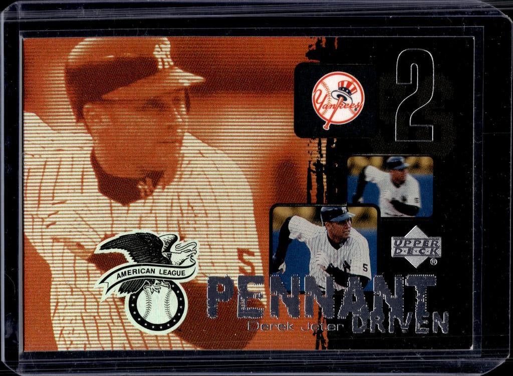 DEREK JETER 2000 UPPER DECK PENNANT DRIVEN INSERT (1 of 1)