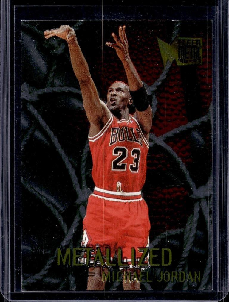 MICHAEL JORDAN 1996-97 FLEER METAL METALLIZED: NEAR MINT OR BETTER CONDITION