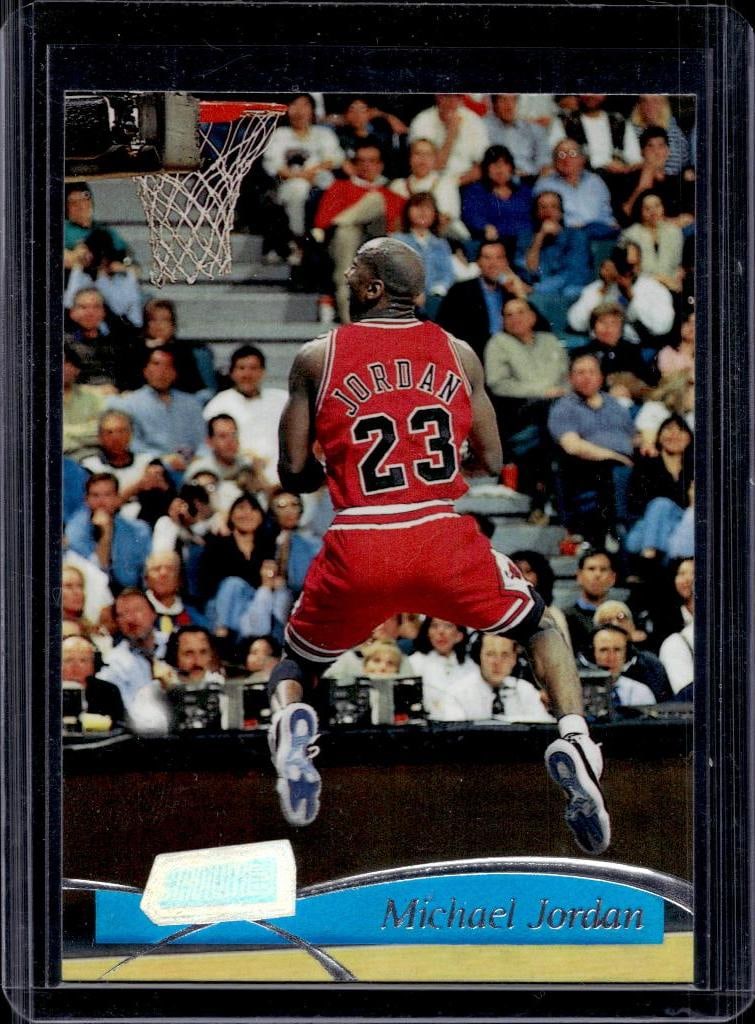 MICHAEL JORDAN 1997-98 STADIUM CLUB "REVERSE DUNK": NEAR MINT OR BETTER CONDITION