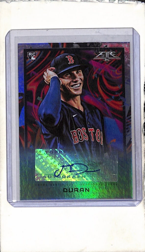 JARREN DURAN 2022 TOPPS FIRE AUTOGRAPH ROOKIE CARD (1 of 1)