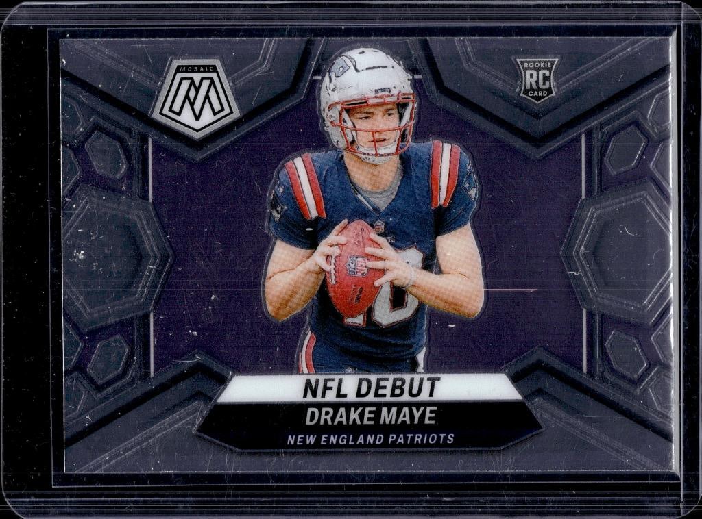 DRAKE MAYE 2024 PANINI MOSAIC DEBUT ROOKIE CARD: NEAR MINT OR BETTER CONDITION