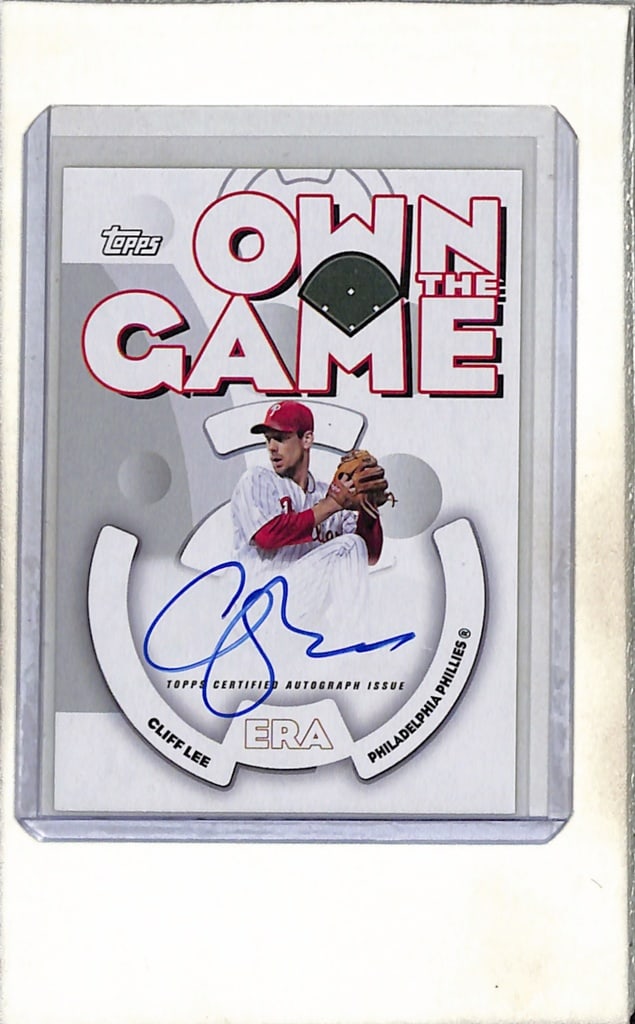 CLIFF LEE 2024 TOPPS ARCHIVES AUTOGRAPH CARD (1 of 1)