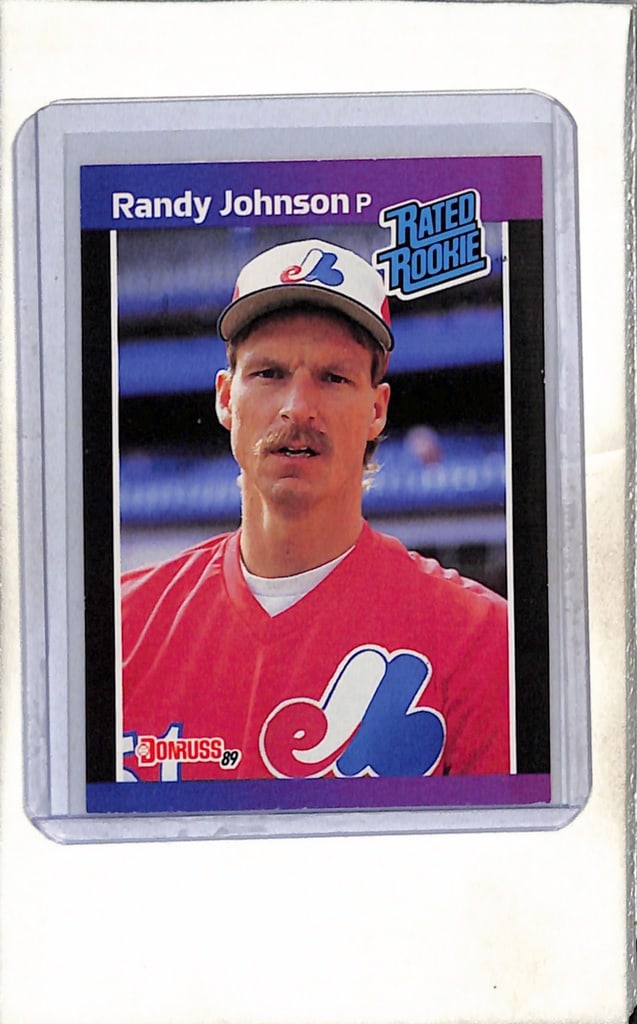 RANDY JOHNSON 1989 DONRUSS ROOKIE CARD (1 of 1)