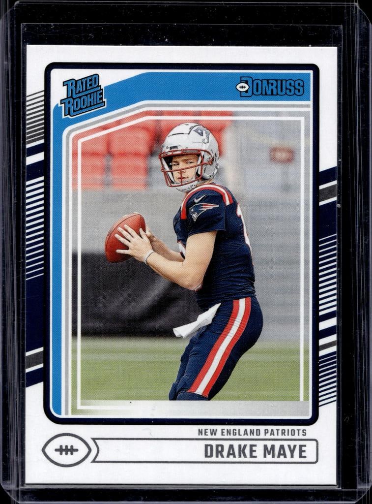 DRAKE MAYE 2024 DONRUSS RATED ROOKIE CARD (1 of 1)
