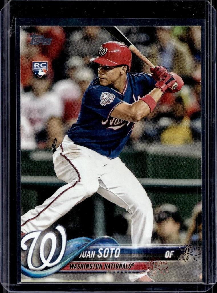 JUAN SOTO 2018 TOPPS UPDATE ROOKIE CARD (1 of 1)