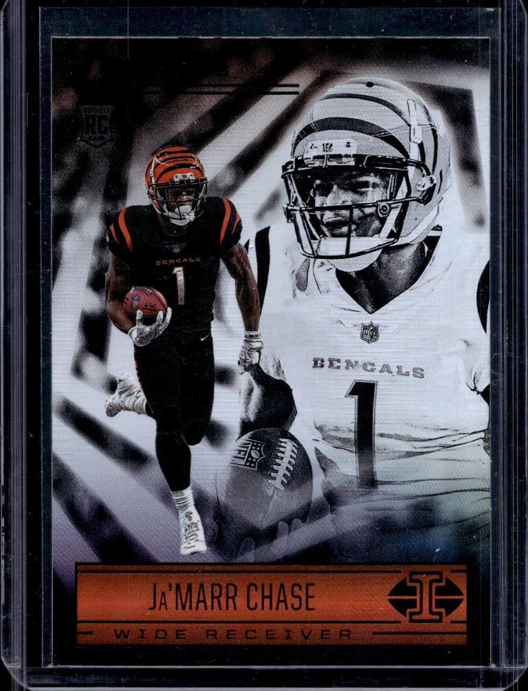 JA'MARR CHASE 2021 PANINI ILLUSIONS ROOKIE CARD (1 of 1)