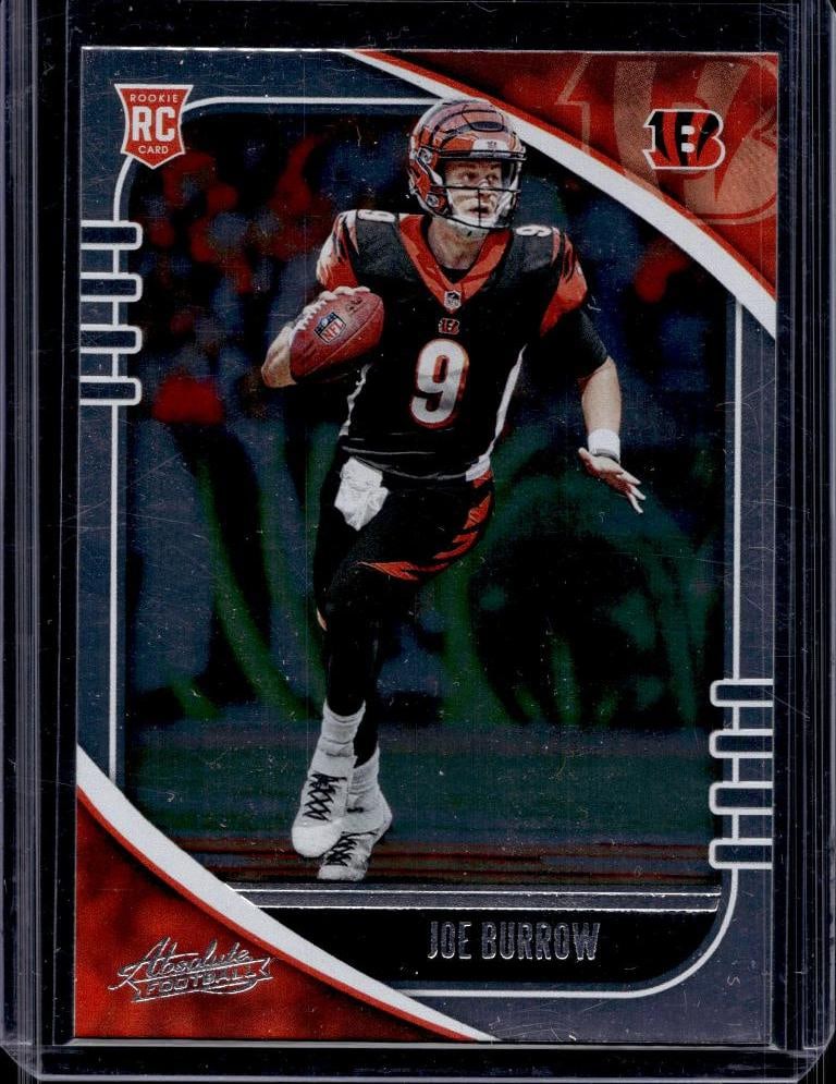 JOE BURROW 2020 PANINI ABSOLUTE ROOKIE CARD (1 of 1)