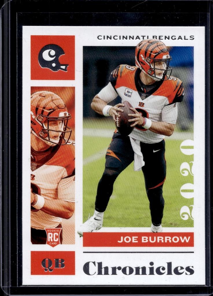 JOE BURROW 2020 PANINI CHRONICLES ROOKIE CARD (1 of 1)