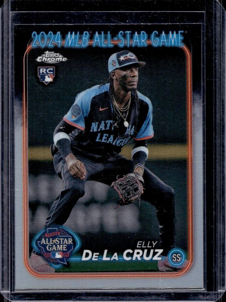 ELLY DE LA CRUZ 2024 TOPPS CHROME UPDATE ALL-STAR REFRACTOR ROOKIE CARD (1 of 1)