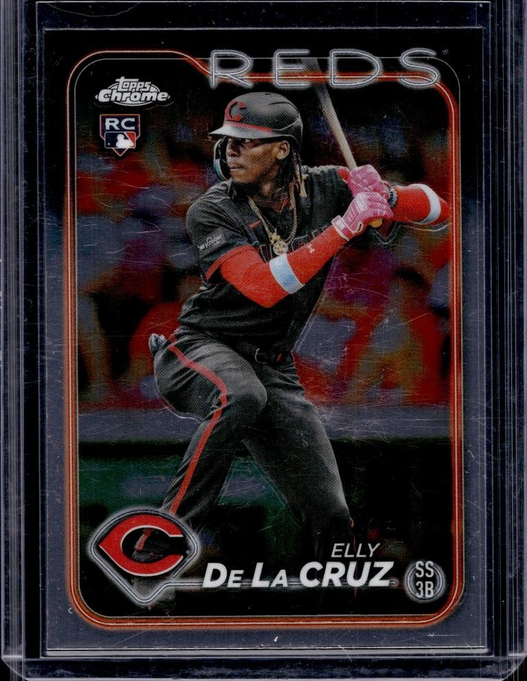 ELLY DE LA CRUZ 2024 TOPPS CHROME ROOKIE CARD (1 of 1)