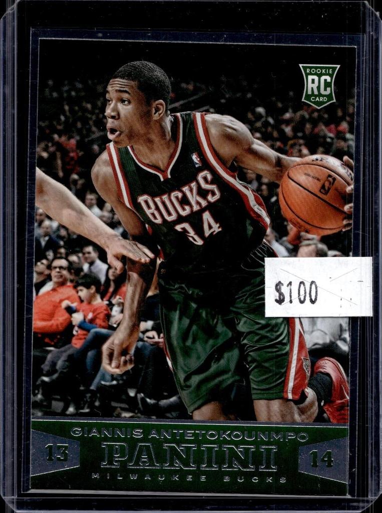 GIANNIS ANTETOKOUNMPO 2013-14 PANINI ROOKIE CARD (1 of 1)