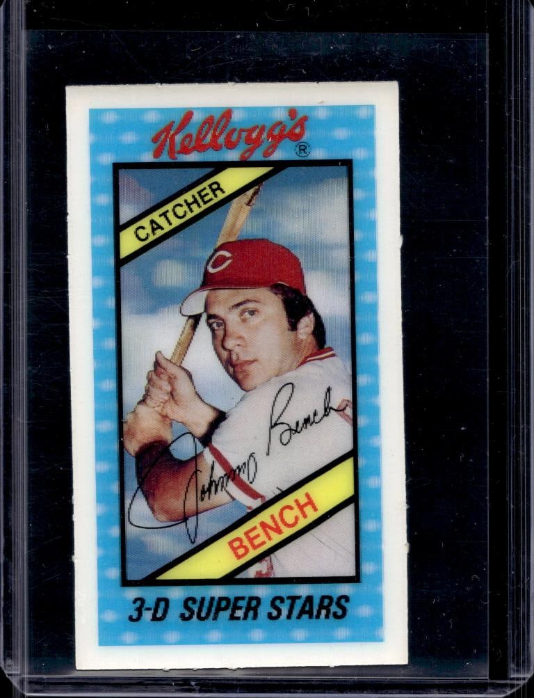 JOHNNY BENCH 1980 KELLOGG'S 3-D (1 of 1)