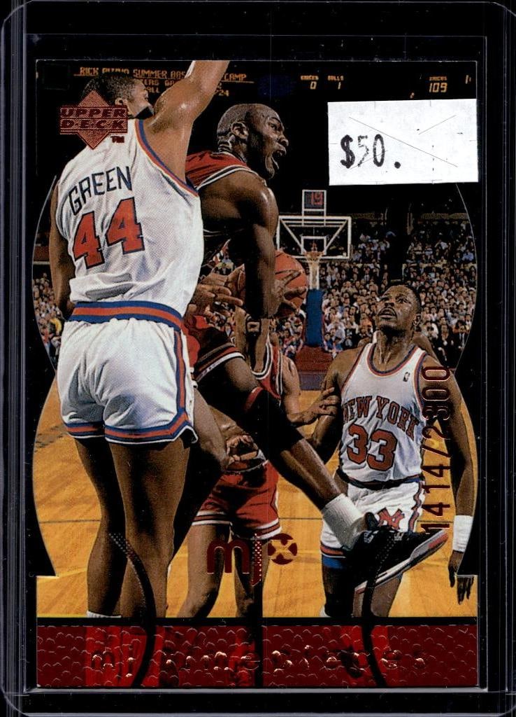 MICHAEL JORDAN 1998-99 UPPER DECK MJX TIMEPIECES BRONZE DIE CUT (1 of 1)