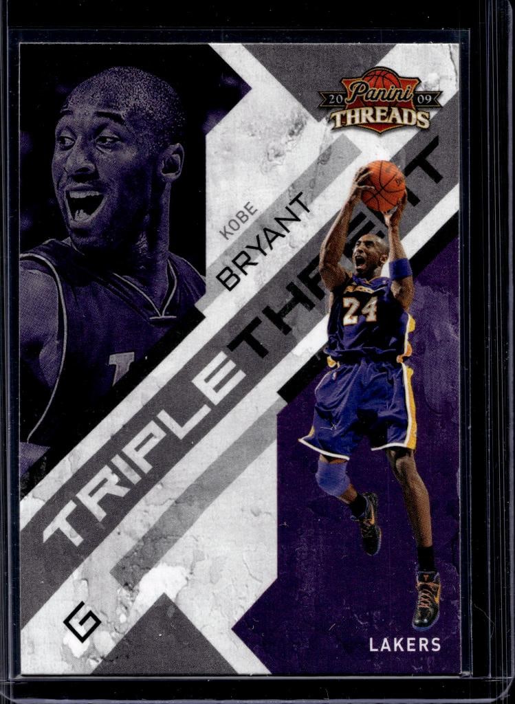 KOBE BRYANT 2009-10 PANINI THREADS TRIPLE THREAT INSERT (1 of 1)