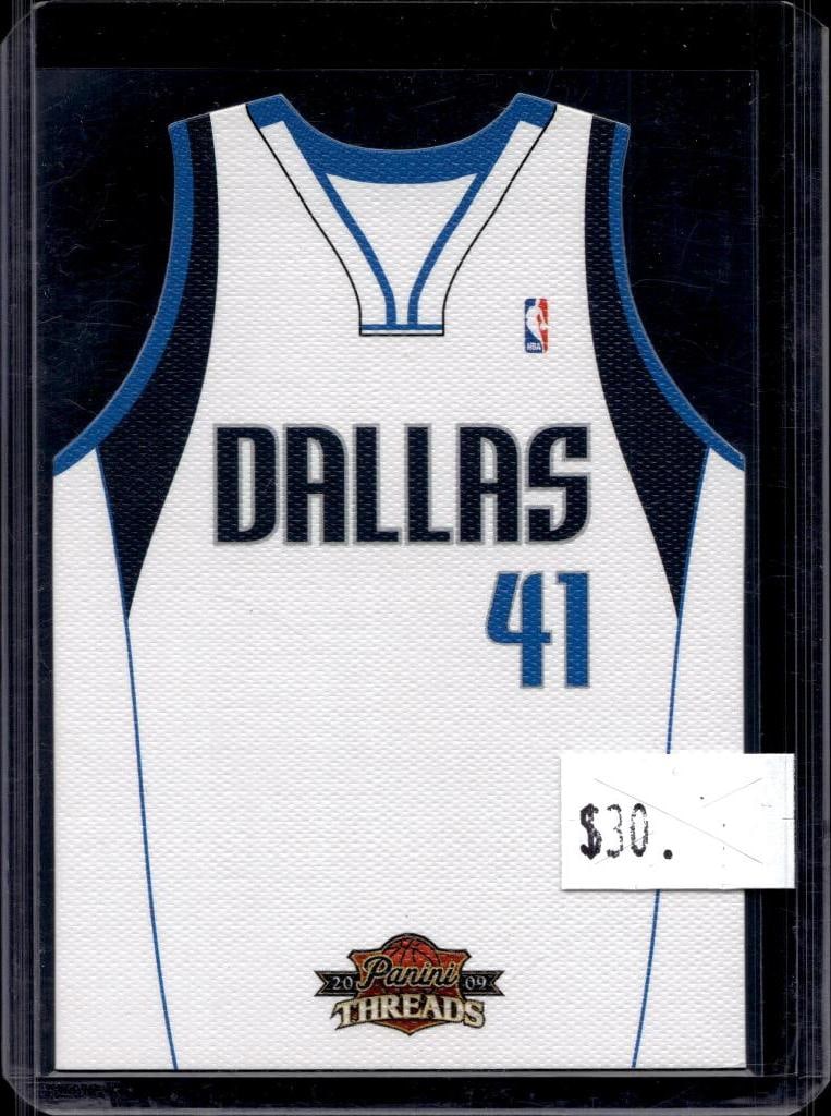 DIRK NOWITZKI 2009-10 PANINI THREADS DIE CUT JERSEY INSERT SP (1 of 1)