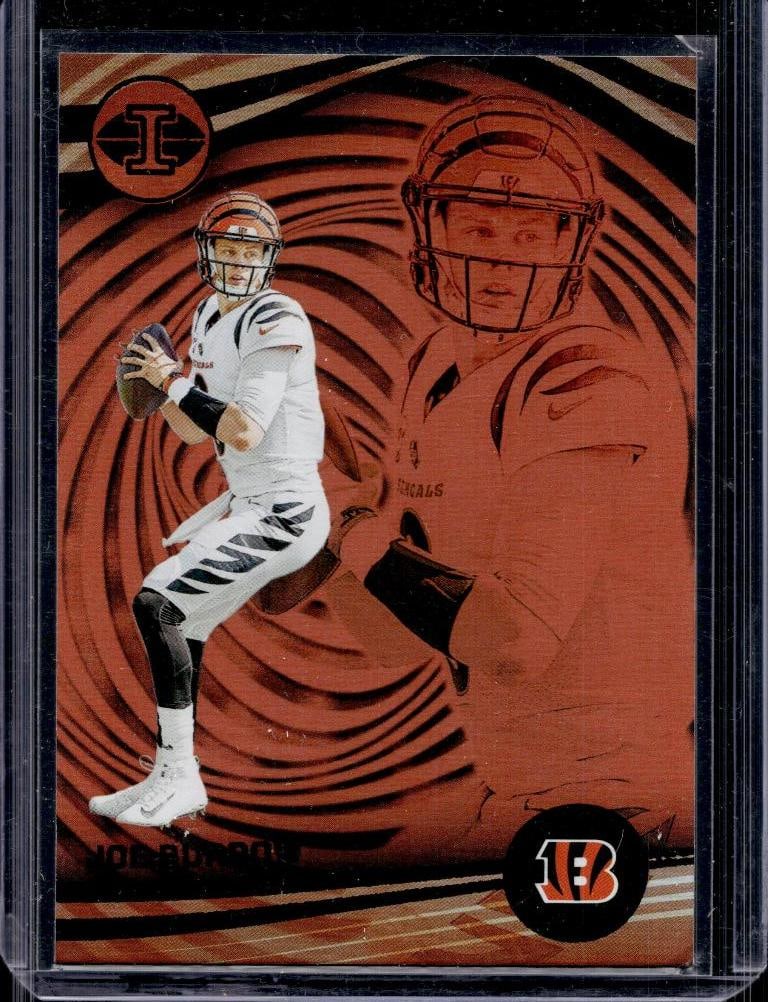 JOE BURROW 2023 PANINI ILLUSIONS ORANGE COLOR MATCH (1 of 1)