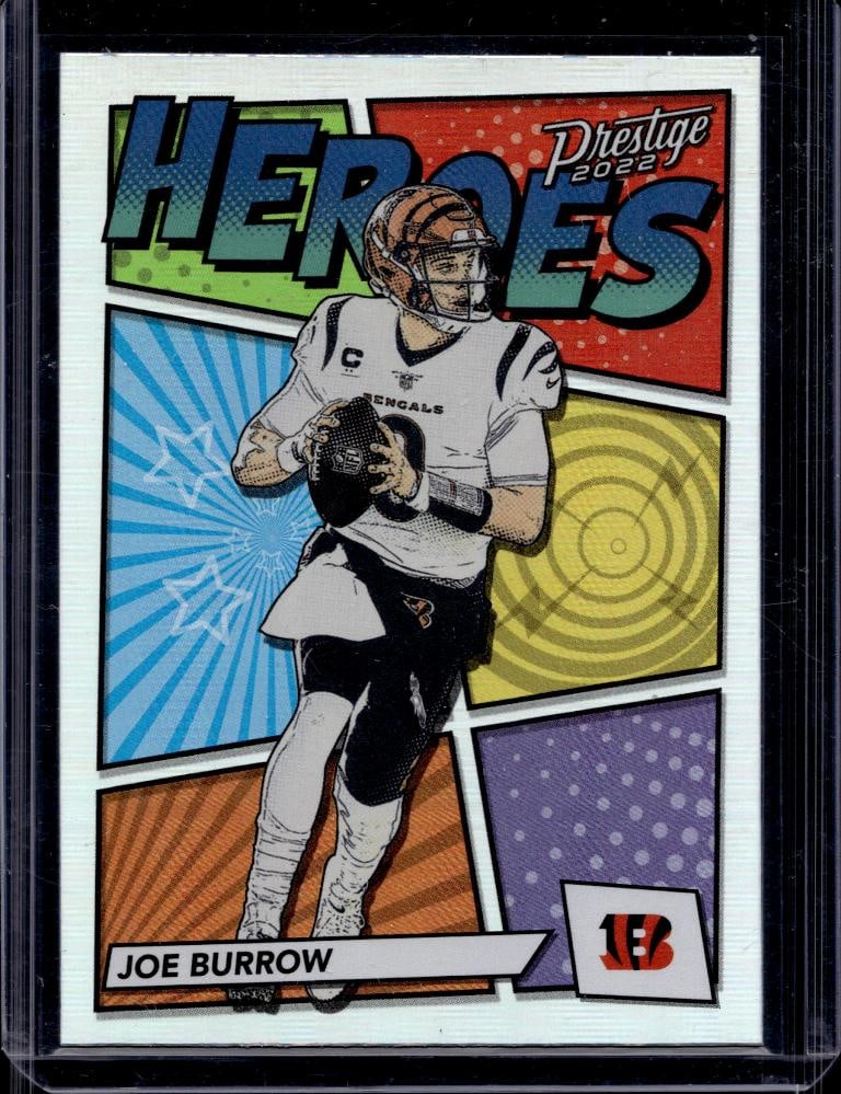 JOE BURROW 2023 PANINI PRESTIGE HEROES INSERT SP (1 of 1)