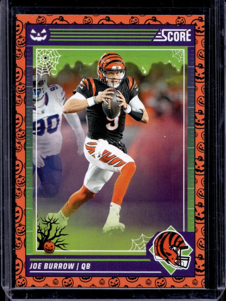 JOE BURROW 2024 SCORE HALLOWEEN ORANGE PUMPKINS (1 of 1)