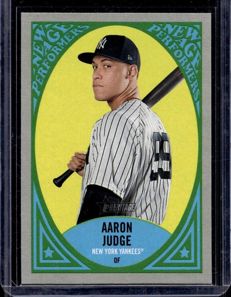 AARON JUDGE 2019 TOPPS HERITAGE NEW AGE PERFORMERS INSERT (1 of 1)