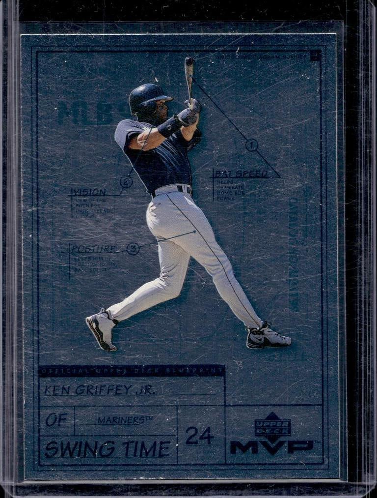 KEN GRIFFEY JR 1999 UPPER DECK MVP SWING TIME INSERT (1 of 1)