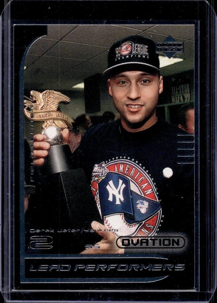 DEREK JETER 2000 UPPER DECK OVATION LEAD PERFORMERS INSERT: NEAR MINT OR BETTER CONDITION