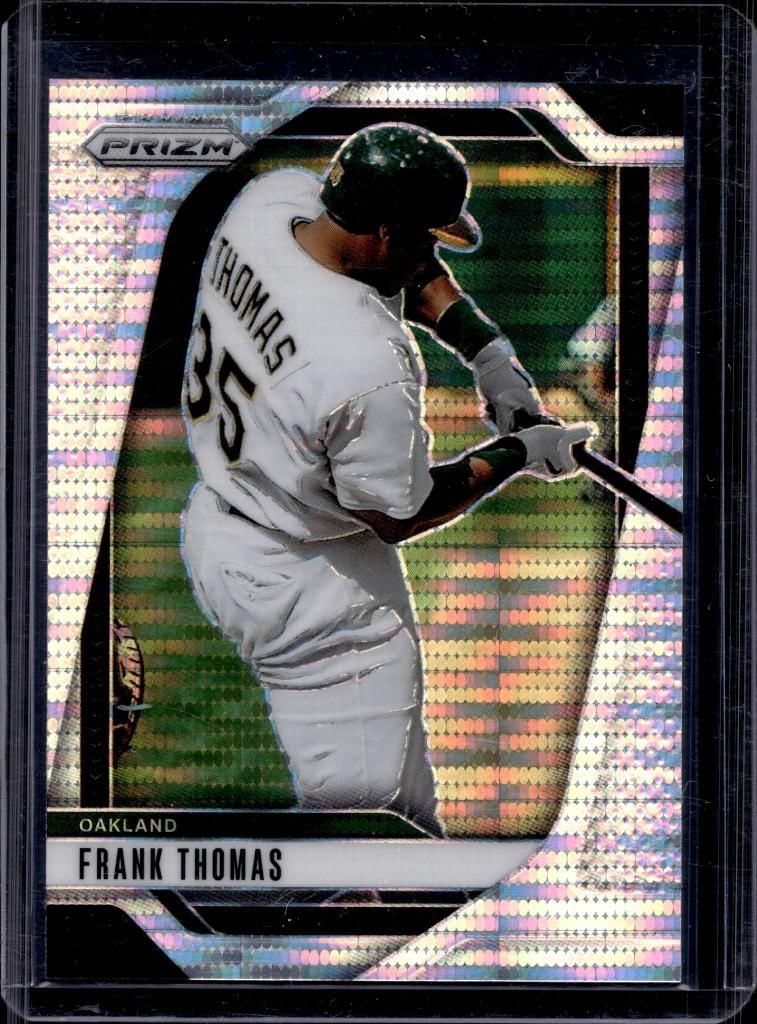 FRANK THOMAS 2025 PANINI PRIZM HYOER SILVER PRIZM: 439/499. NEAR MINT OR BETTER CONDITION 