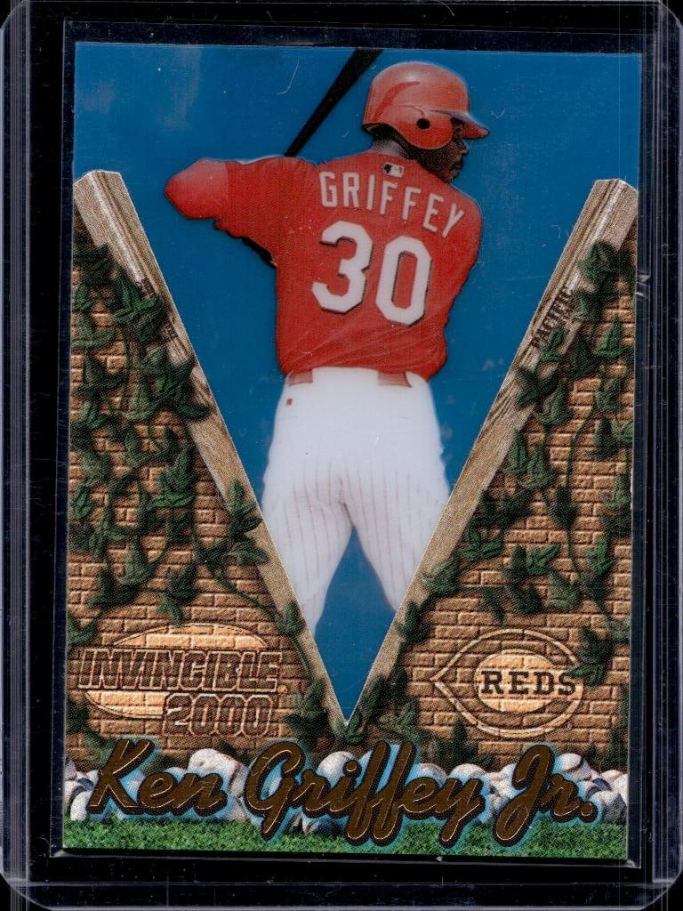 KEN GRIFFEY JR 2000 PACIFIC INVINCIBLE: NEAR MINT OR BETTER CONDITION 