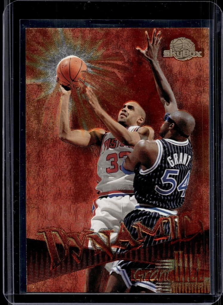 GRANT HILL 1995-96 SKYBOX PREMIUM DYNAMIC INSERT: NEAR MINT OR BETTER CONDITION 