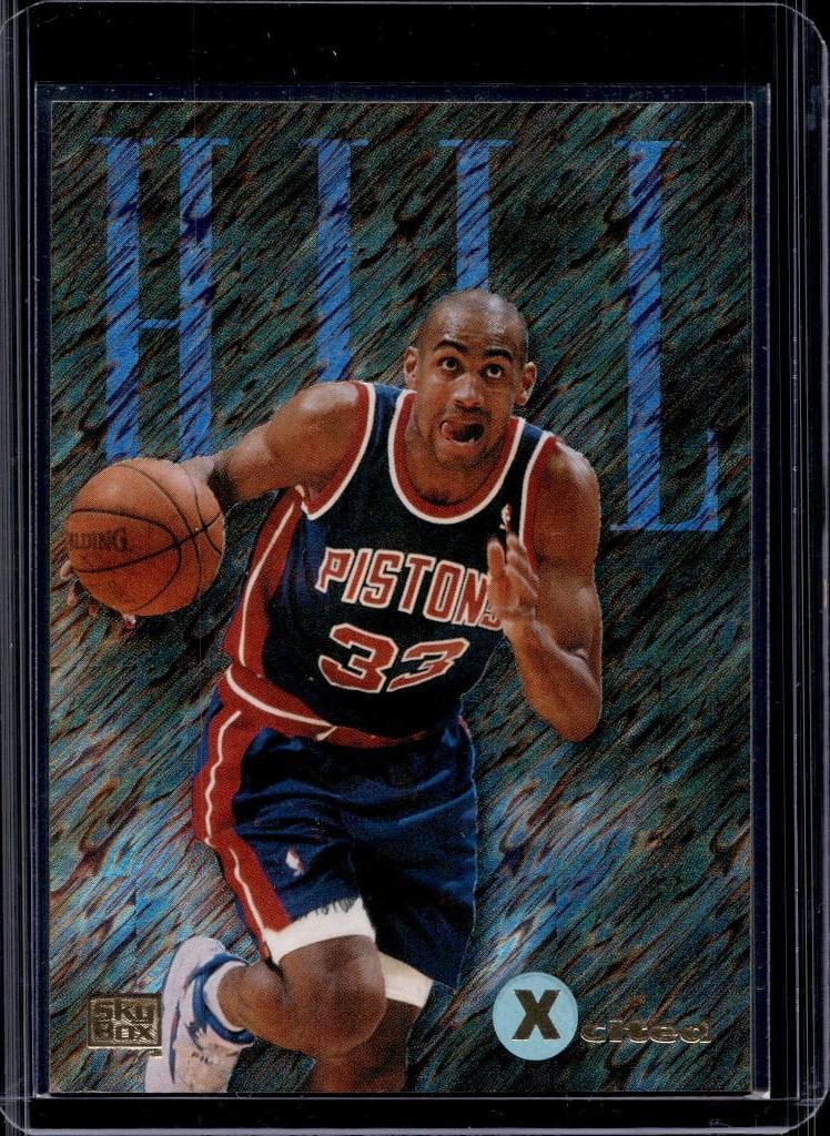 GRANT HILL 1994-95 SKYBOX E-MOTION X-CITED ROOKIE INSERT: NEAR MINT OR BETTER CONDITION 