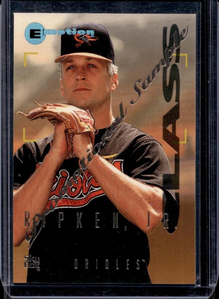 CAL RIPKEN JR 1995 SKYBOX E-MOTION PROMO SAMPLE: NEAR MINT OR BETTER CONDITION 