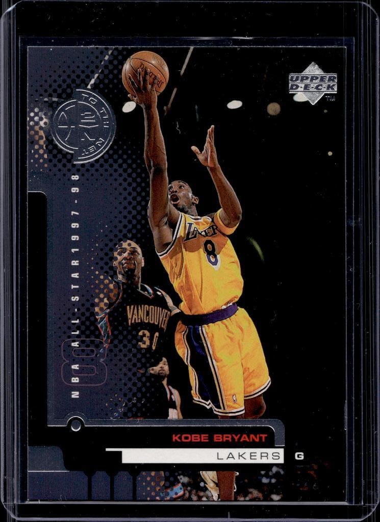 KOBE BRYANT 1998-99 UPPER DECK 2 THE NET INSERT: NEAR MINT OR BETTER CONDITION 