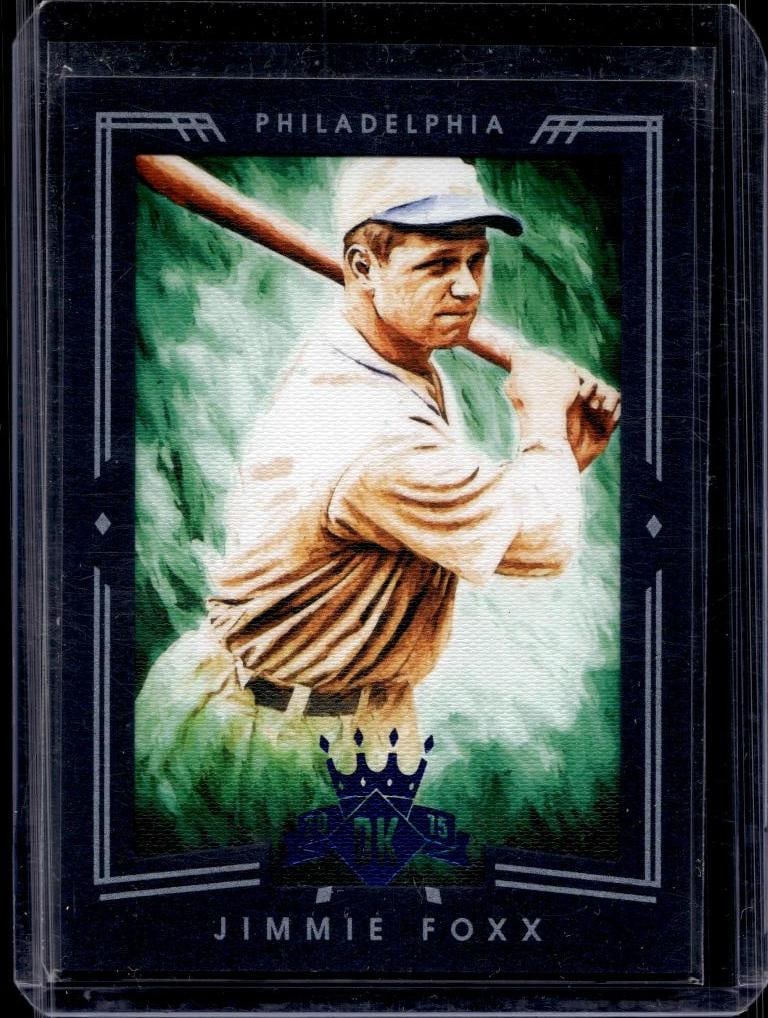 JIMMIE FOXX 2015 DIAMOND KINGS BLUE FRAMED SP: 13/99. NEAR MINT OR BETTER CONDITION 