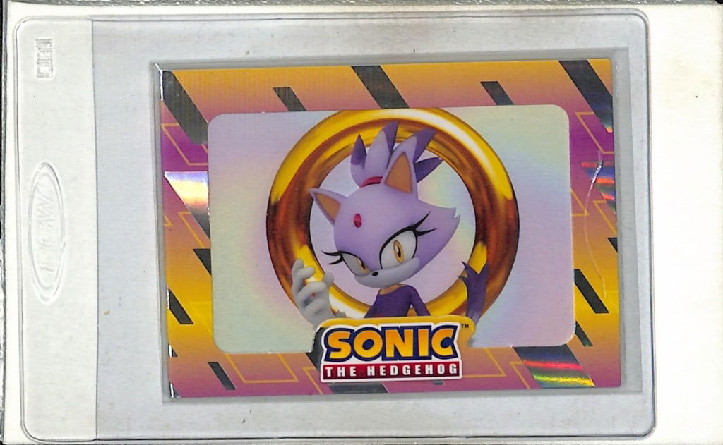 BLAZE 2024 CYBERCEL SONIC THE HEDGEHOG SUPER RARE SSP: NEAR MINT OR BETTER CONDITION 