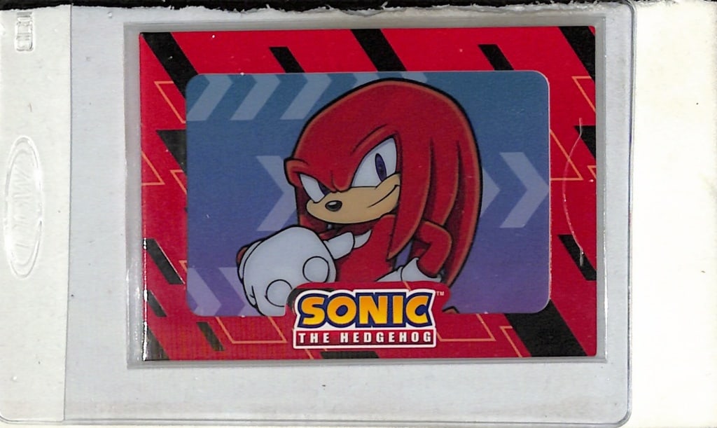 KNUCKLES 2024 CYBERCEL SONIC THE HEDGEHOG RARE SP: NEAR MINT OR BETTER CONDITION 