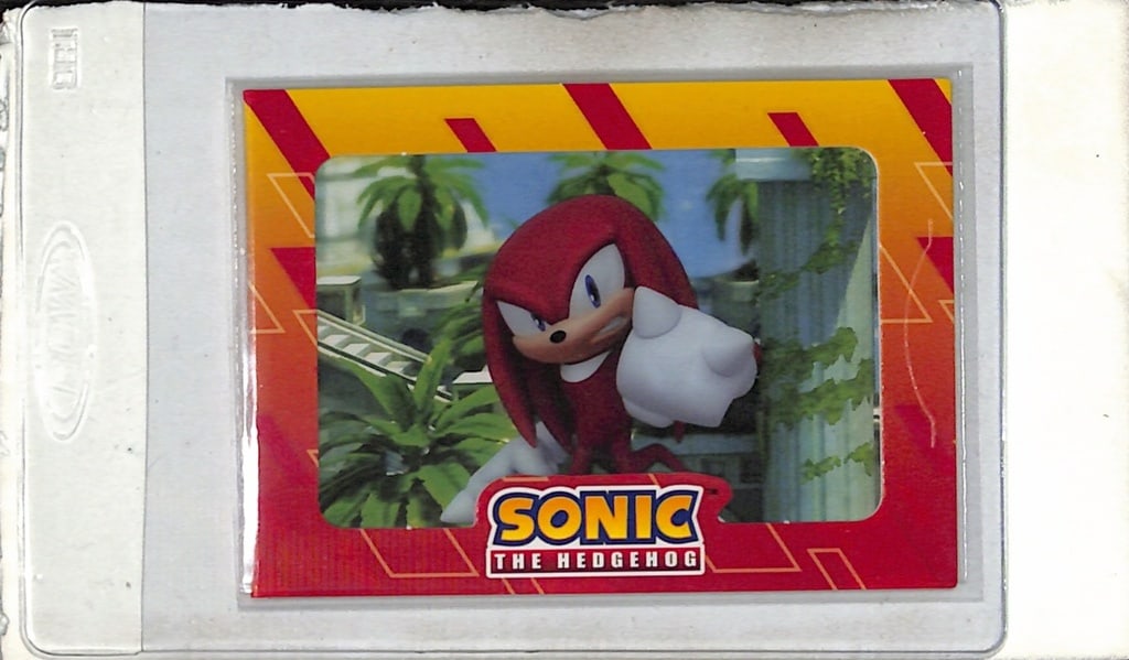 KNUCKLES 2024 CYBERCEL SONIC THE HEDGEHOG: NEAR MINT OR BETTER CONDITION 