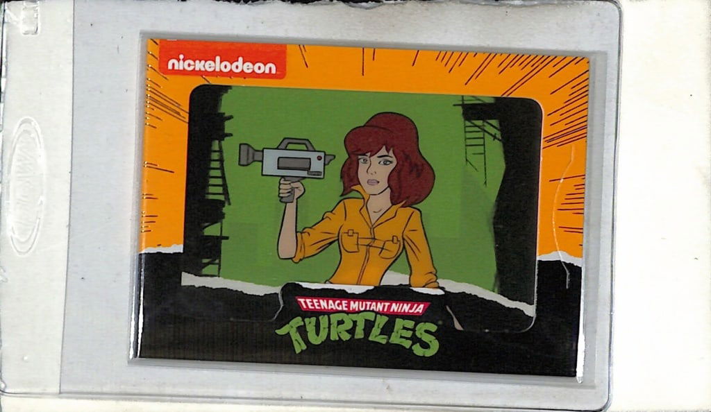 APRIL O'NEIL 2024 CYBERCEL TEENAGE MUTANT NINJA TURTLES RARE: NEAR MINT OR BETTER CONDITION